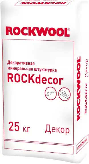 Минеральная штукатурка rockdecor расход