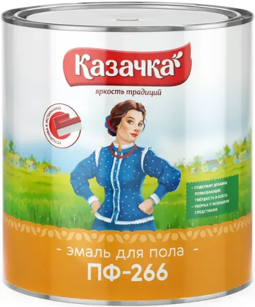 Эмаль для пола казачка