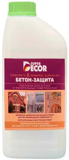 Super Decor ВД-АК-008 Бетон-Защита полимерный упрочнитель бетонных полов (1 кг)