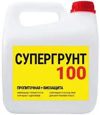 Super Decor ВД-АК-002 Супергрунт 100 грунт акриловый универсальный глубокого проникновения (5 кг)