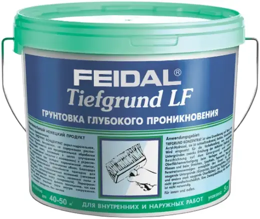 Feidal Tiefgrund LF Konzentrat грунтовка-концентрат глубокого проникновения (5 л) морозостойкий