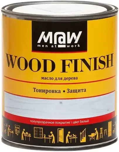 Men at Work Wood Finish тонирующее масло для дерева (750 мл)