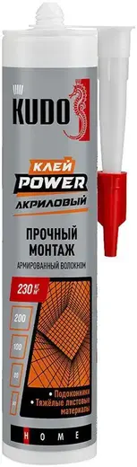 Kudo Power клей монтажный акриловый (280 мл)