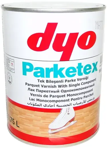 DYO Parketex лак паркетный однокомпонентный (750 мл) глянцевый