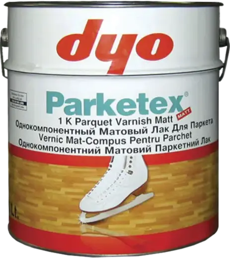 DYO Parketex лак паркетный однокомпонентный (15 л) матовый