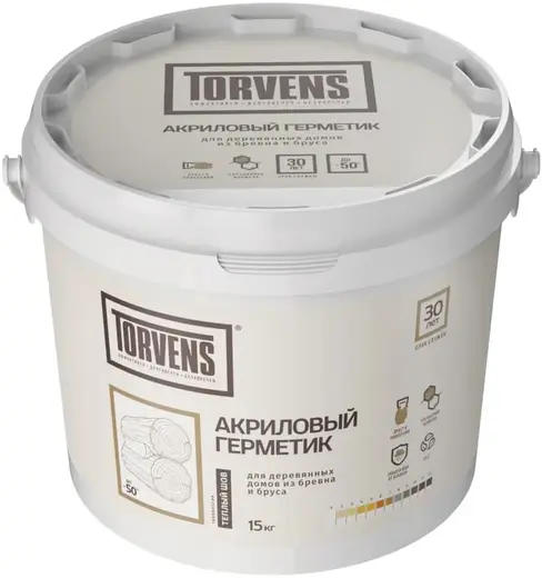 Torvens герметик для дерева (15 кг) грецкий орех