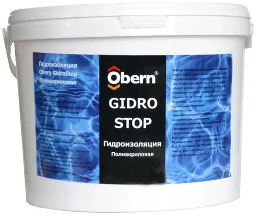 Obern Gidro Stop гидроизоляция полиакриловая (5 кг)
