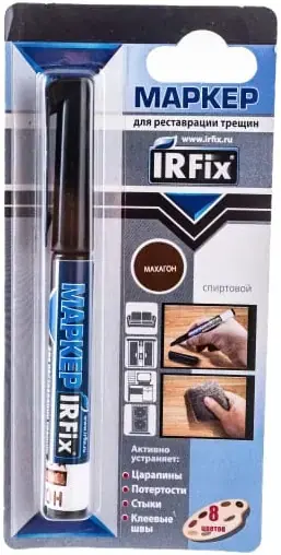 Irfix маркер для реставрации трещин (18 г) махагон