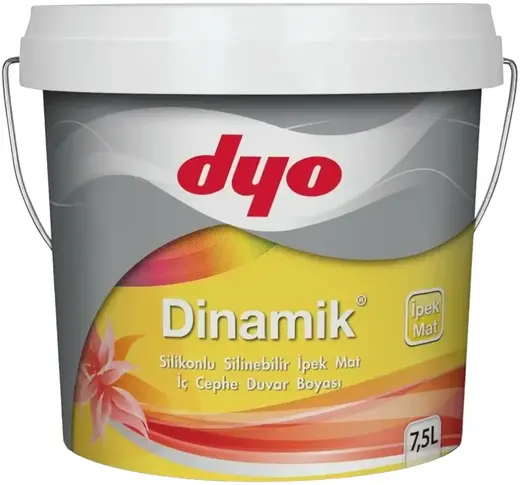 DYO Dinamik краска интерьерная моющаяся (7.5 л) белая