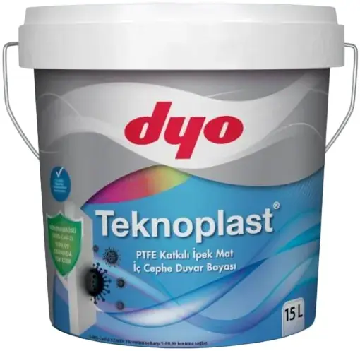 DYO Teknoplast краска интерьерная антибактериальная (15 л) бесцветная