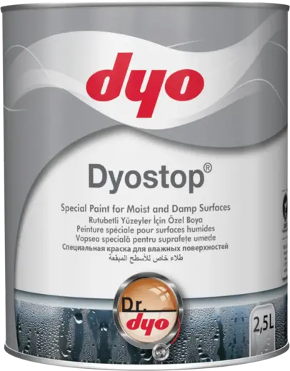 DYO Dyostop краска сольвентная (2.5 л) белая