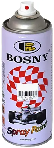 Bosny Spray Paint акриловая спрей-краска универсальная (520 мл) темно-серая №7024 Dark Gray