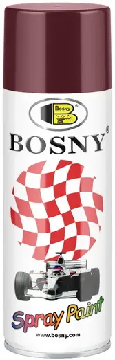 Bosny Spray Paint акриловая спрей-краска универсальная (520 мл) красно-коричневая №3009 Pas Red
