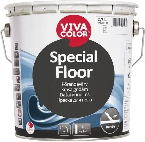 Vivacolor Special Floor краска для пола (2.7 л) бесцветная