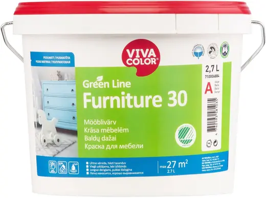 Vivacolor Special Furniture краска для мебели (2.7 л) бесцветная