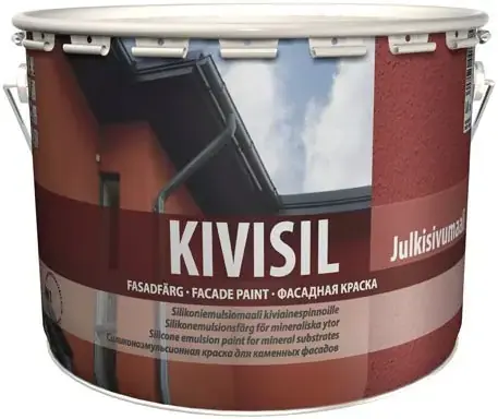 Тиккурила Kivisil фасадная краска силиконоэмульсионная для каменных фасадов (2.7 л) бесцветная