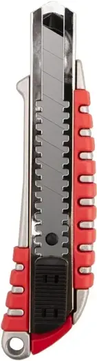 Rexant нож с сегментированным выдвижным лезвием ширина 18 мм сталь У8А двухкомпонентная