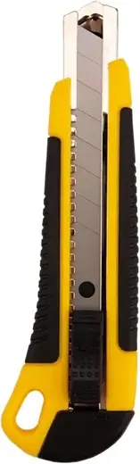 Rexant нож с сегментированным выдвижным лезвием ширина 18 мм инструментальная сталь ABS-пластик, резина