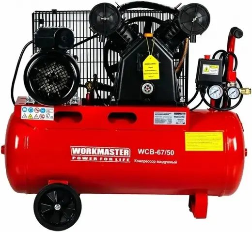 Workmaster WCB 67/50 компрессор электрический масляный (2500 Вт)