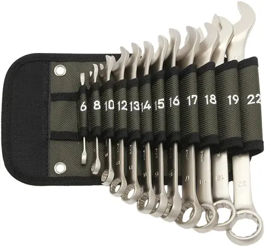 Дело Техники набор ключей комбинированных (6-22 мм 12 ключей + 1 фирменная сумка)
