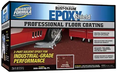 Rust-Oleum Epoxyshield Professional Floor Coating Kit покрытие эпоксидное профессиональное (7.57 л (3.78 л + 3.78 л) красная черепица