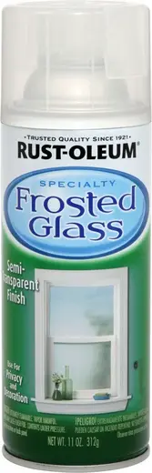 Rust-Oleum Specialty Frosted Glass краска с эффектом замерзшего стекла (312 г) прозрачно-белая