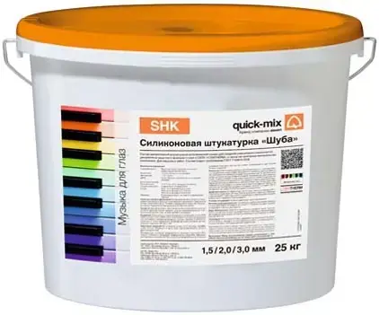 Quick-Mix SHK штукатурка силиконовая шуба (25 кг 2 мм)