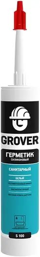 Grover S 100 герметик силиконовый санитарный (280 мл) белый