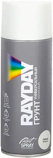 Rayday Paint Spray Professional грунт универсальный акриловый (520 мл) серый (Россия)