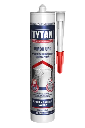 Титан Professional Turbo Upg герметик силиконовый санитарный (280 мл) бесцветный Китай