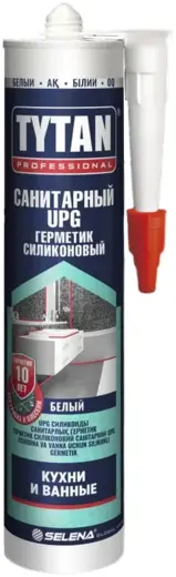 Титан Professional Turbo Upg герметик силиконовый санитарный (280 мл) белый RAL 9003