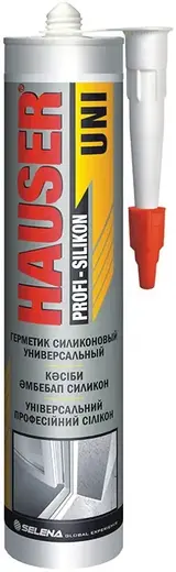 Hauser Uni герметик силиконовый универсальный (260 мл) бесцветный Россия