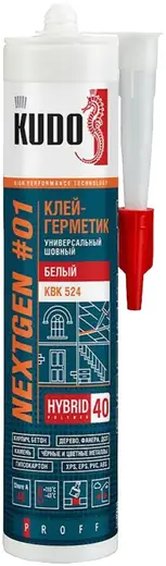 Kudo Proff Nextgen #01 клей-герметик универсальный шовный (280 мл) белый