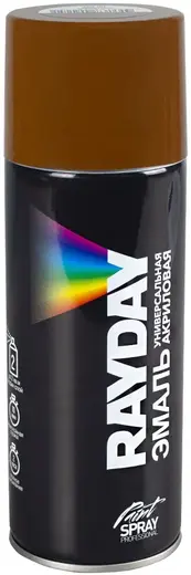 Rayday Paint Spray Professional эмаль универсальная акриловая (520 мл) коричневая RAL 8003 глянцевая