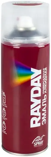 Rayday Paint Spray Professional эмаль универсальная алкидная (520 мл) вишневая RAL 3011 глянцевая