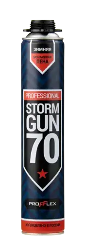 Profflex Storm Gun 70 пена монтажная (850 мл) зимняя