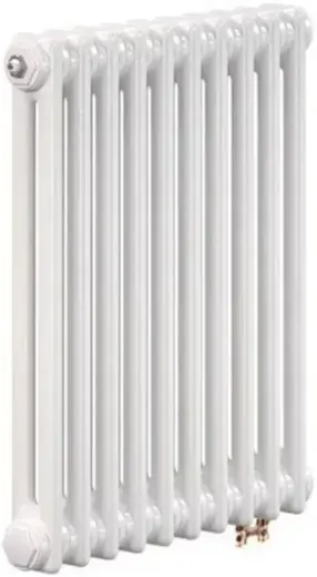 Zehnder Charleston радиатор трубчатый 2050/10 10 секций (486*500*62 мм) белый RAL9016 боковое G1/2