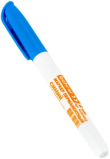 Bohrer маркер перманентный (1 упаковка) синий (толщина линии 2 мм)