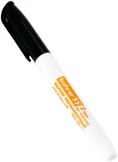 Bohrer маркер перманентный (1 упаковка) черный (толщина линии 2 мм)