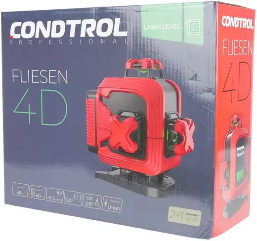 Condtrol Fliesen 4D нивелир лазерный линейный (515 нм)