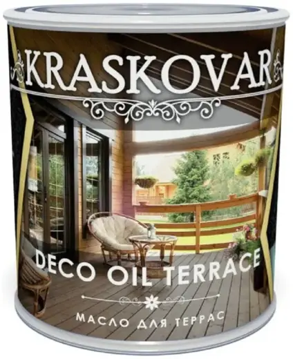 Красковар Deco Oil Terrace масло для террас (750 мл) туманный лес
