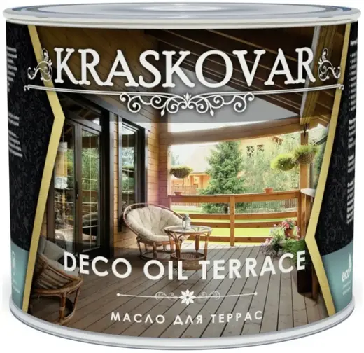 Красковар Deco Oil Terrace масло для террас (2.2 л) туманный лес