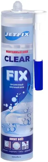 Jetfix Clear Fix клей монтажный (280 мл)