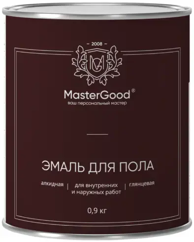 Master Good эмаль для пола (900 г) красно-коричневая
