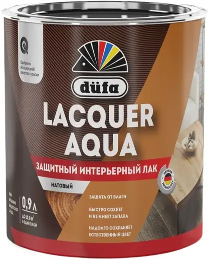 Dufa Lacquer Aqua защитный интерьерный лак (900 мл) матовый