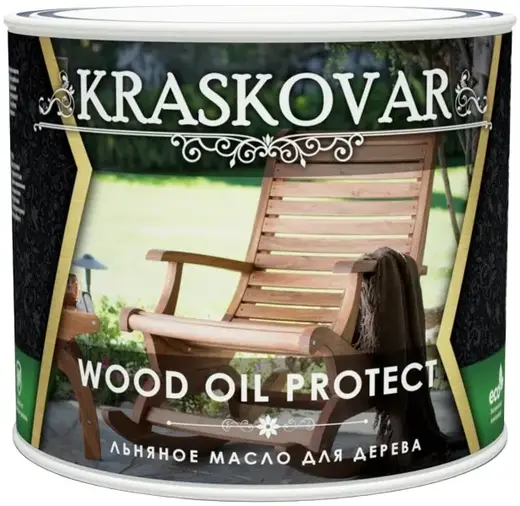 Красковар Wood Oil Protect масло льняное для дерева (2.2 л)