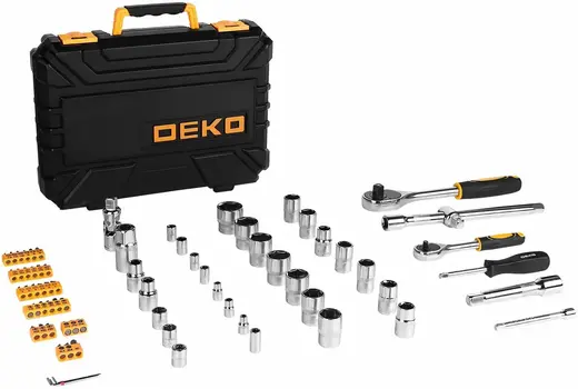 Deko DKMT72 набор инструмента для авто (72 инструмента)