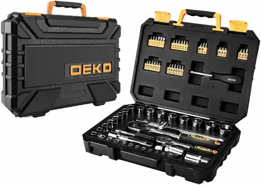 Deko DKMT72 набор инструмента для авто (72 инструмента)