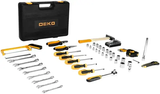 Deko DKMT89 набор инструмента профессиональный для дома и авто (89 инструмента)