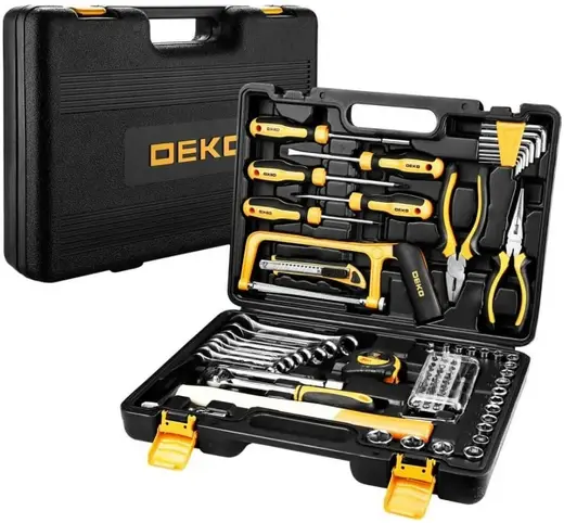 Deko DKMT89 набор инструмента профессиональный для дома и авто (89 инструмента)